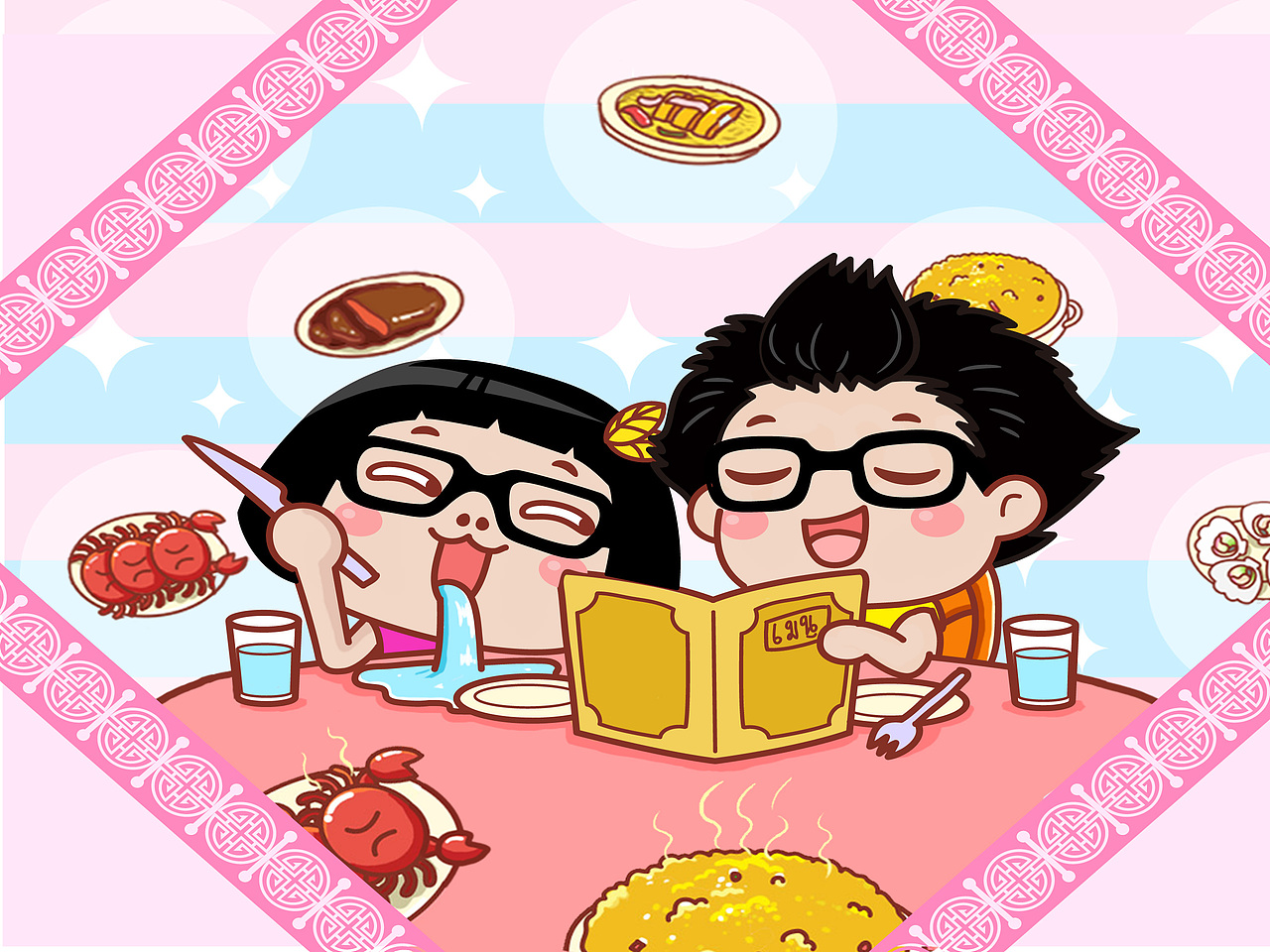 Hello菜菜 饭饭2015新壁纸