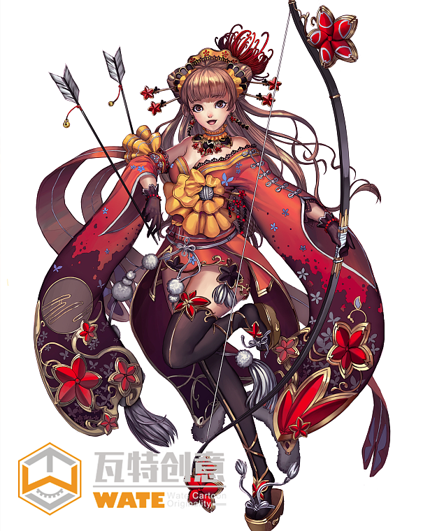 日系立绘（图ZMTEyNzAyMzU2） - 游戏原画 - 站酷设计师瓦特创意有限公司原创素材 - 站酷ZCOOL