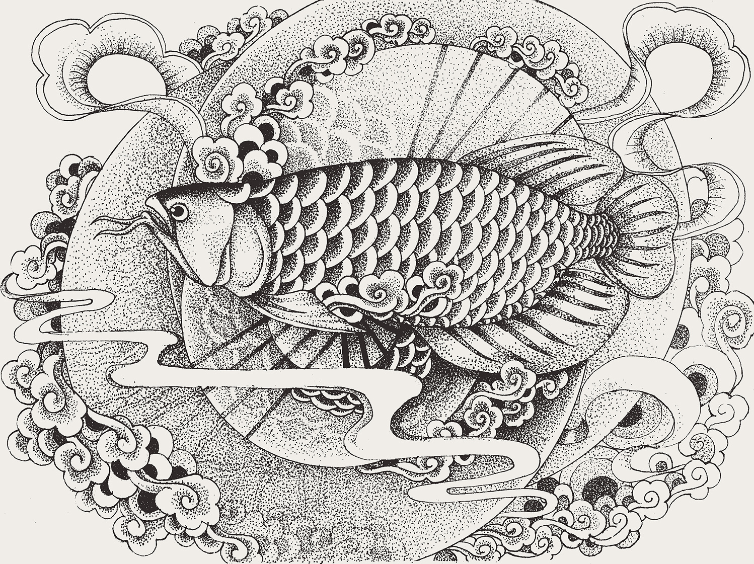 年年.鱼_三九木-站酷zcool