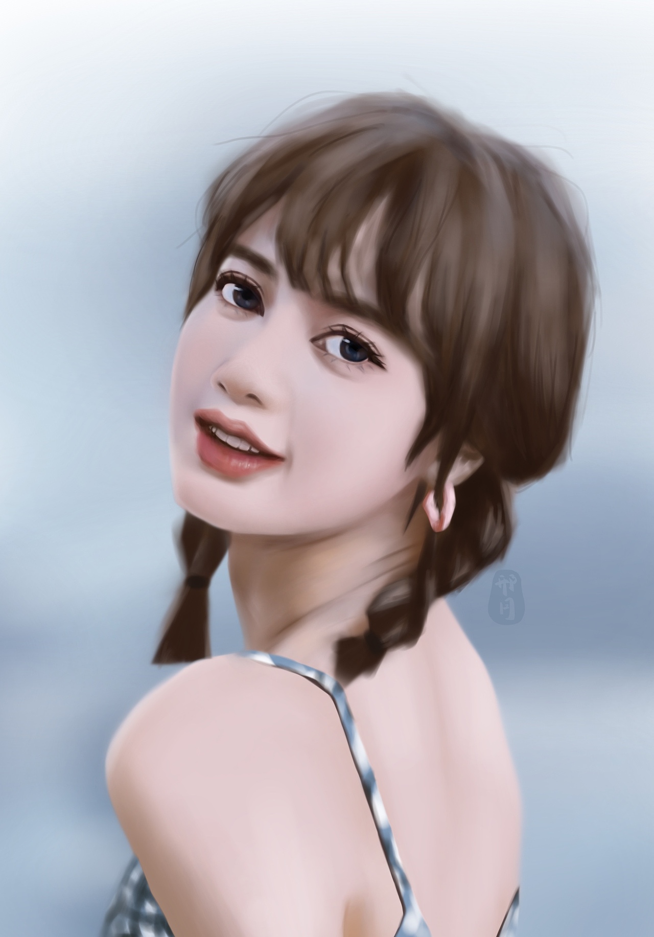 人像练习（图ZMjU2MzM5NzY0） - 创作习作 - 站酷设计师Beryl月原创素材 - 站酷ZCOOL