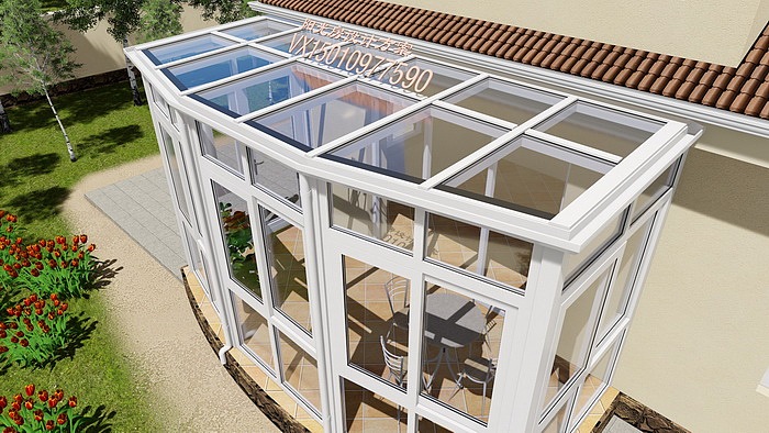 门厅断桥铝阳光房设计效果图s1394