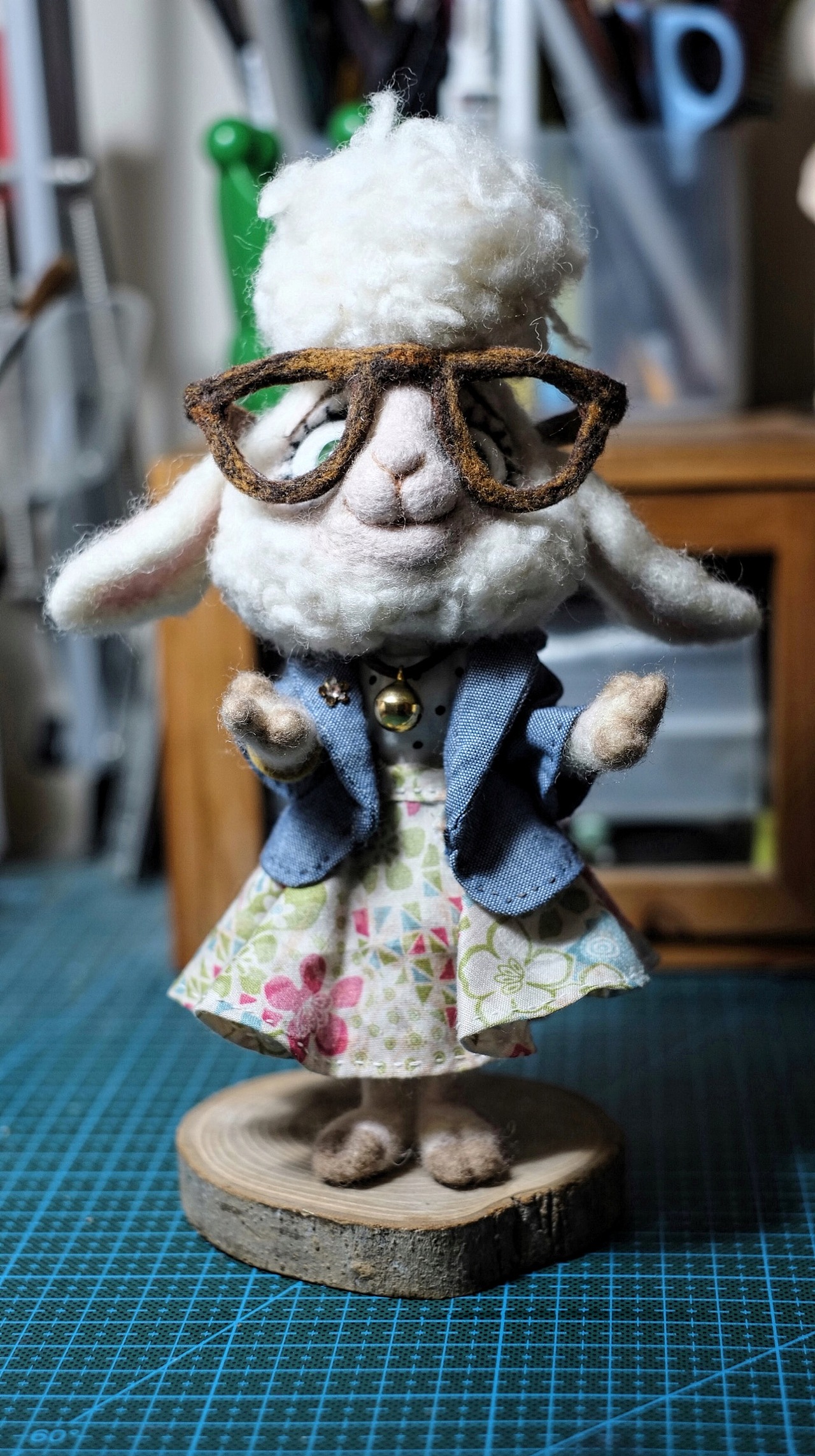 羊毛毡手作之绵羊大boss