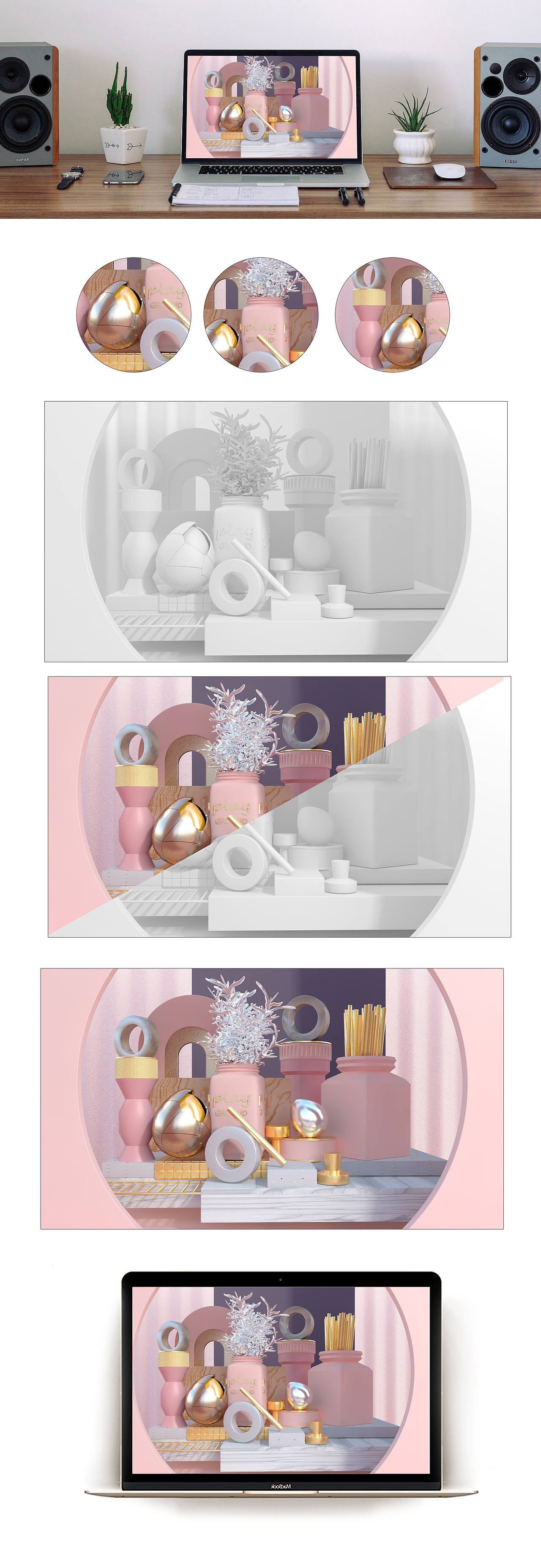 C4D建模与材质练习（图ZMTU4ODgxMzA4） - 场景 - 站酷设计师coolsheji原创素材 - 站酷ZCOOL