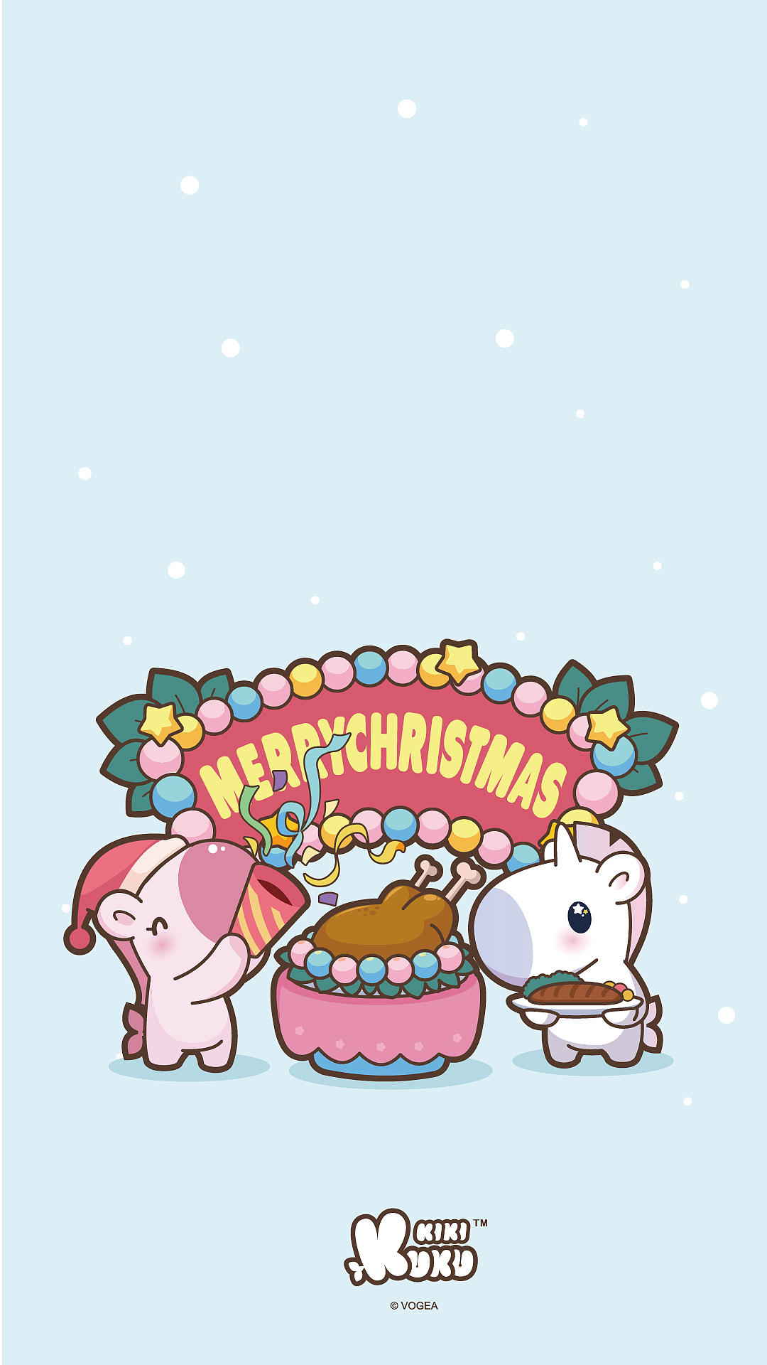 独角兽kukukiki 圣诞壁纸（图ZMTM5MjQ3ODU2） - 闪屏/壁纸 - 站酷设计师奉全文化原创素材 - 站酷ZCOOL