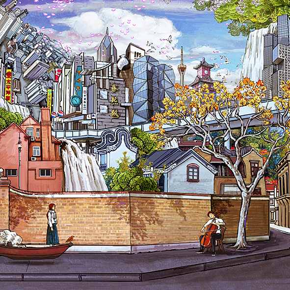 后青春期的诗1（图ZMzc1NTU3MjQ=） - 商业插画 - 站酷设计师大卫卡森原创素材 - 站酷ZCOOL