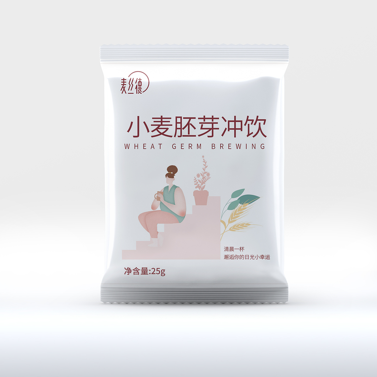 麦思德小麦胚芽饮产品包装设计（图ZMjAyNTA5OTM2） - 包装 - 站酷设计师墩墩喝牛奶原创素材 - 站酷ZCOOL