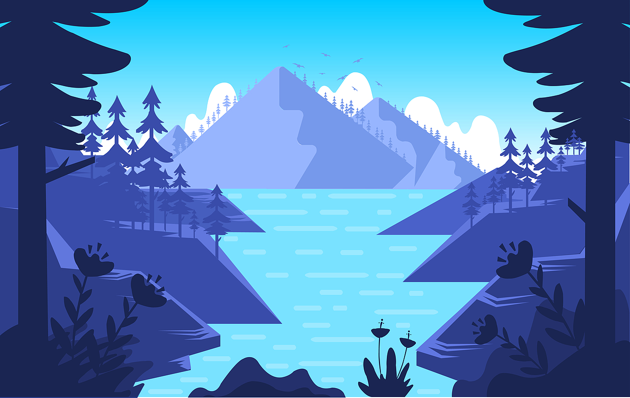自然风景插画（图ZMTkwODY1MjE2） - 艺术插画 - 站酷设计师他叫你好原创素材 - 站酷ZCOOL