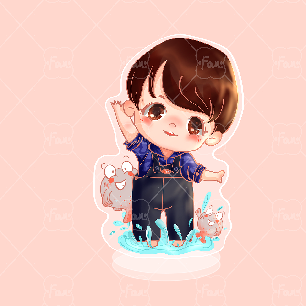 q版人物 |插画|儿童插画|宝妈小白帆_原创作品-站酷zcool