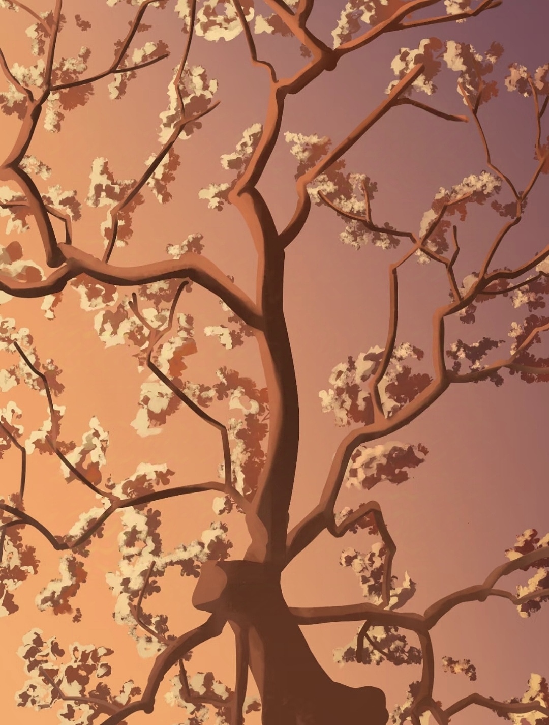 树（图ZMzgyMzI3OTYw） - 艺术插画 - 站酷设计师柚姬爱画画原创素材 - 站酷ZCOOL