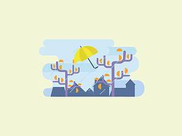 扁平插畫練習(xí)