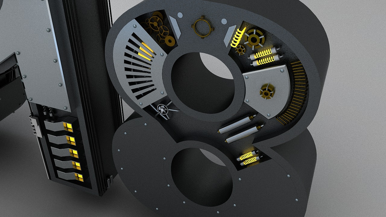 科技感机械字体