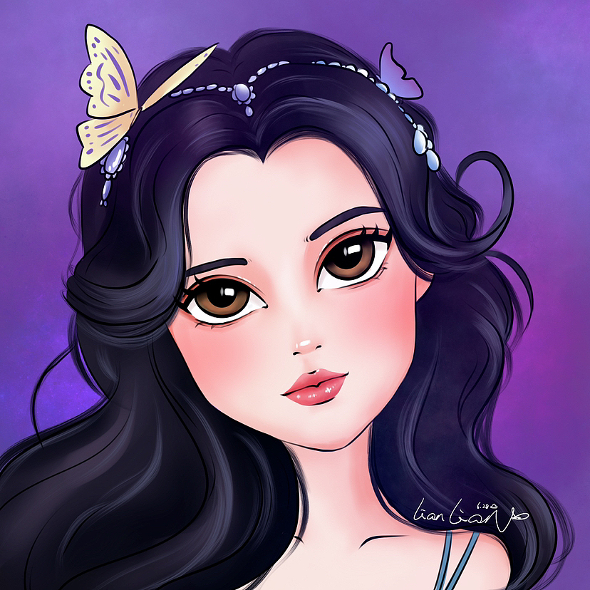 一天一張少女頭像（圖ZMzQ2OTQzMDMy） - 創(chuàng)作習(xí)作 - 站酷設(shè)計(jì)師喵了個(gè)喵zy原創(chuàng)素材 - 站酷ZCOOL