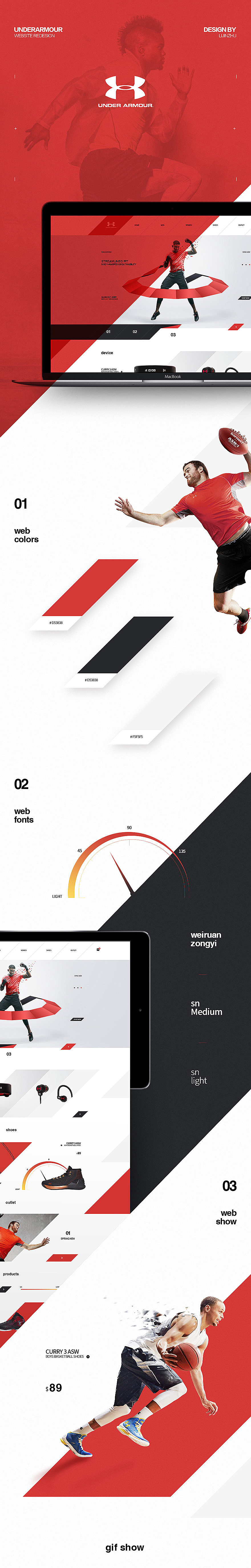 underarmourwebsite redesign