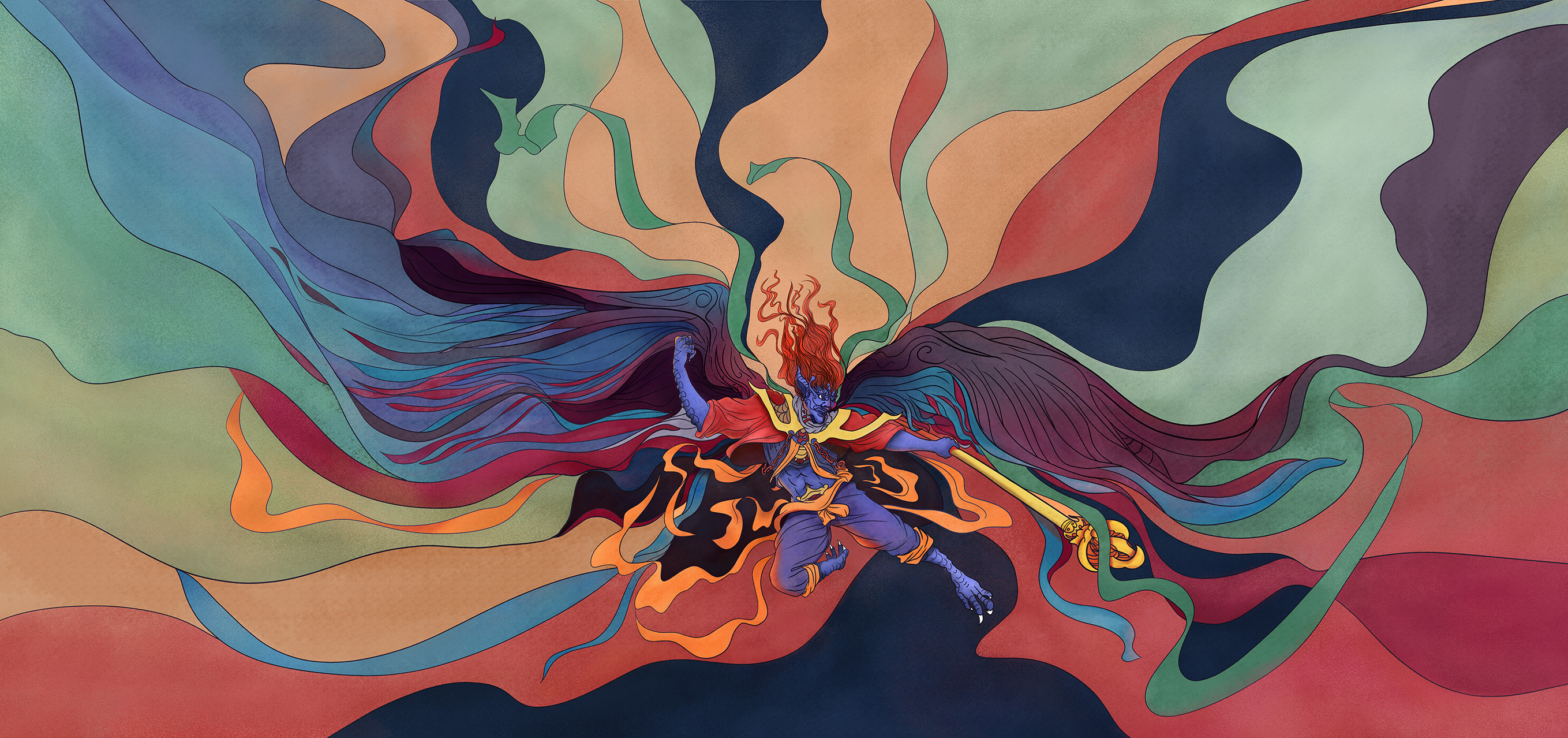 《封神演义》系列插画设计