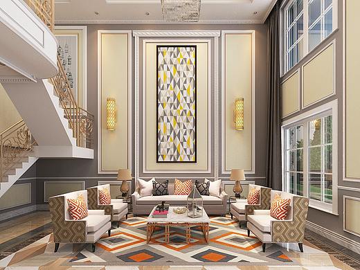 新項(xiàng)目 客廳（個(gè)人主頁(yè)-ZMTM5NTU4NDg=） - 家裝設(shè)計(jì) - 站酷設(shè)計(jì)師podlee7原創(chuàng)素材 - 站酷ZCOOL