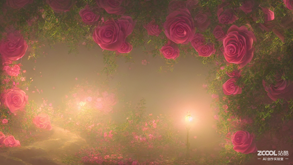 #AI创作实验室#玫瑰宫殿（图ZMzIwMjEwNzY0） - AI作品 - 站酷设计师Z212078077原创素材 - 站酷ZCOOL