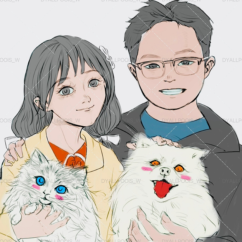 给朋友画的无偿稿记录