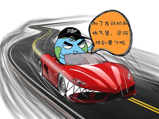 改裝車(chē)廣告（個(gè)人主頁(yè)-ZMjcxMDYxNzY=） - 商業(yè)插畫(huà) - 站酷設(shè)計(jì)師SunMoRen原創(chuàng)素材 - 站酷ZCOOL