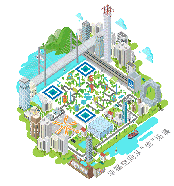 中国建筑二维码设计