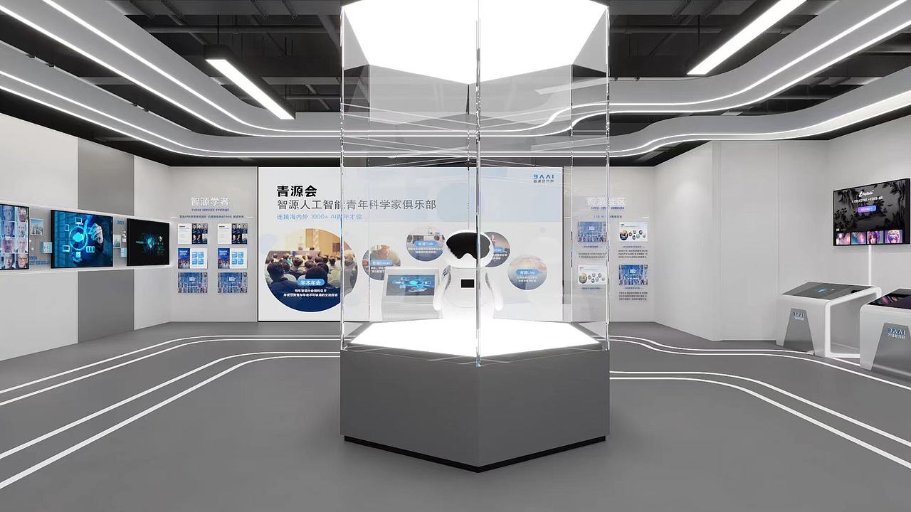展厅设计｜北京智源科技企业展厅（图ZMzQxMTIyMDg0） - 展陈设计 - 站酷设计师胡先森Design原创素材 - 站酷ZCOOL