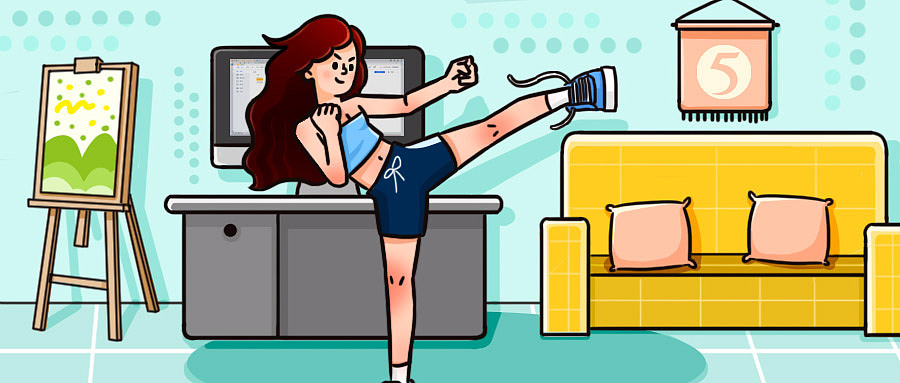 硬核女汉子的日常|动漫|短篇/格漫|115科技小五_原创作品-站酷(zcool)