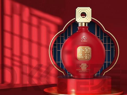 贵州白酒包装设计：国韵珍品酒新产品设计