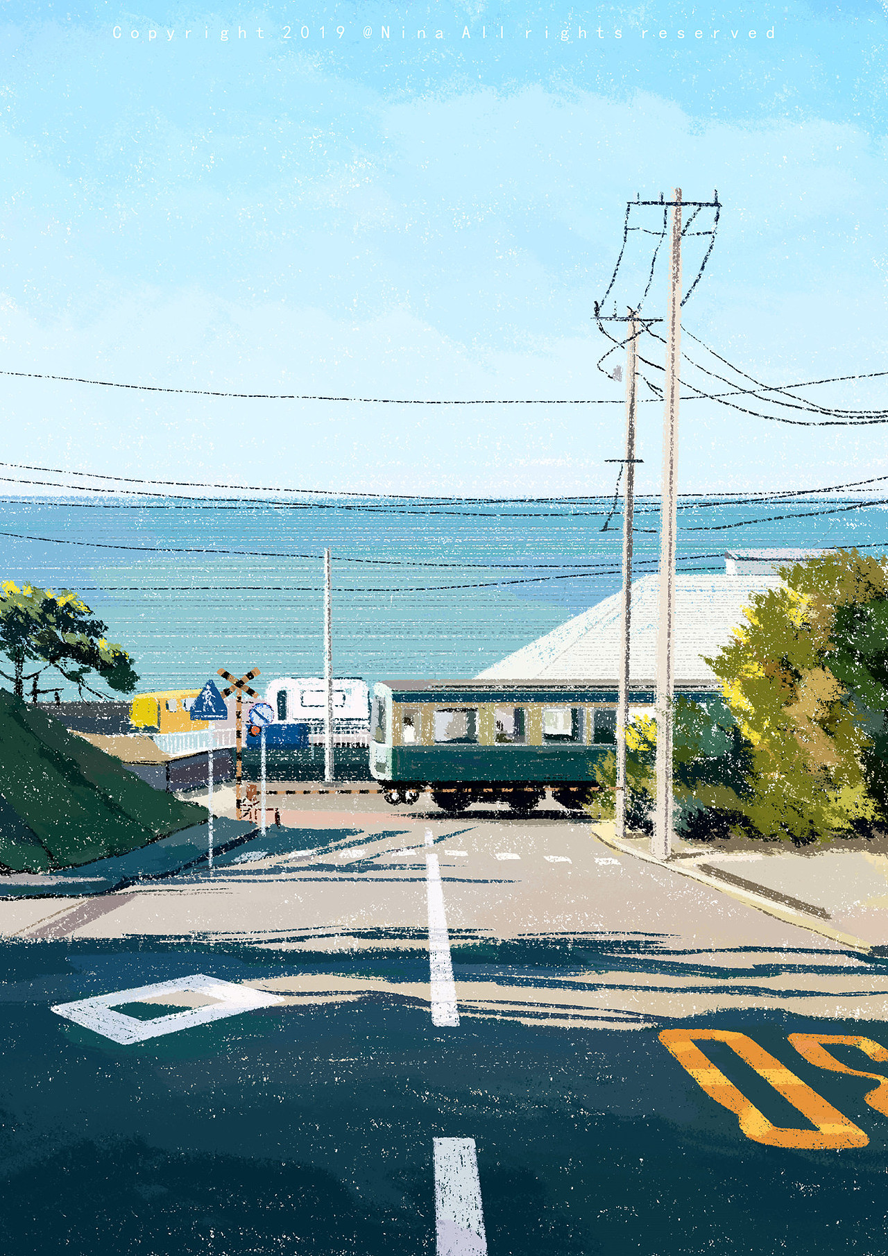 鐮倉(cāng)的夏（圖ZMTYzMzQ4NzU2） - 創(chuàng)作習(xí)作 - 站酷設(shè)計(jì)師Joynii原創(chuàng)素材 - 站酷ZCOOL