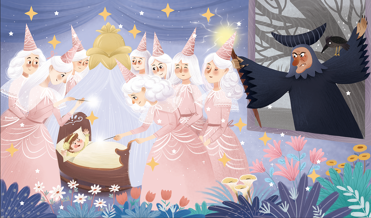 37原创作品插画儿童插画儿童绘本图画书故事类绘本教育类绘本灰姑娘