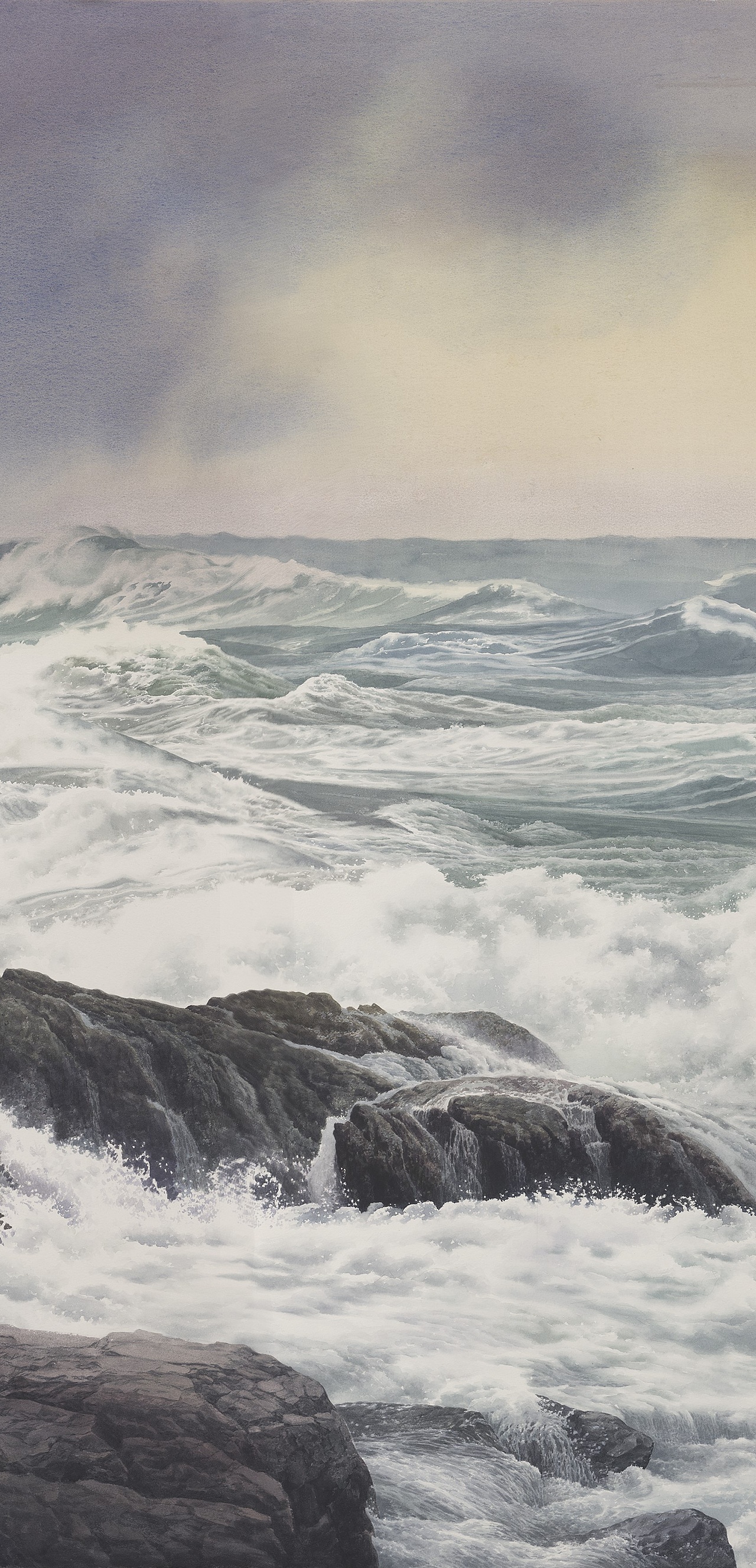 观沧海水彩画家黄有维