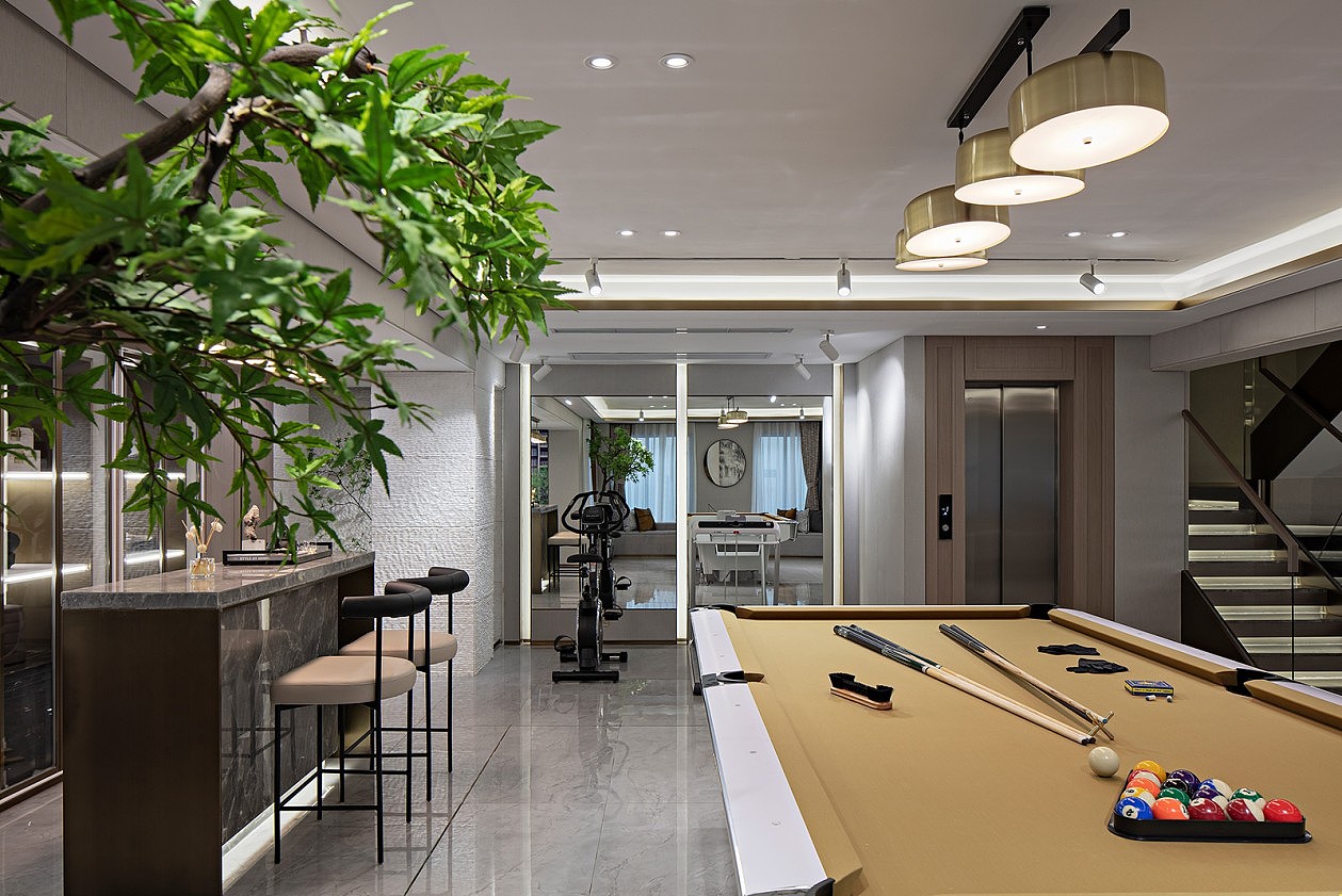 390㎡现代别墅，以自然建构艺术生活