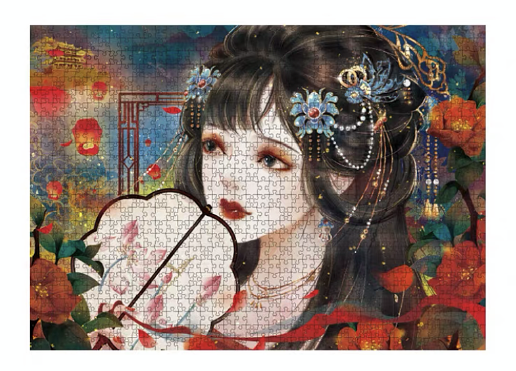 国风插画系列-子衿
