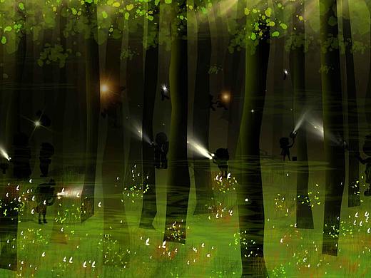 小时候的春夏（个人主页-ZOTcwMzA0） - 插画 - 站酷设计师GUYUEYIYI11原创素材 - 站酷ZCOOL