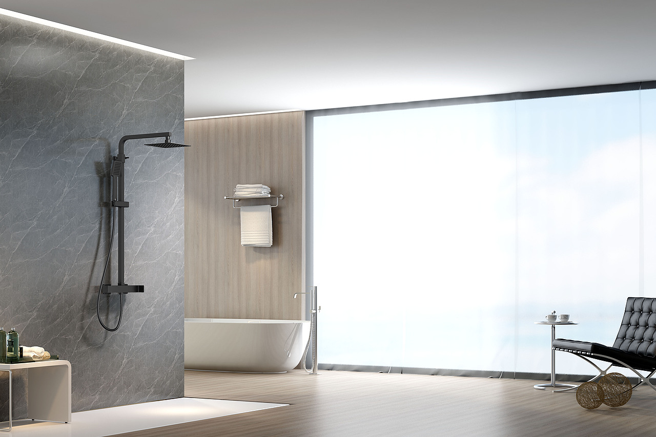 淋浴场景效果图