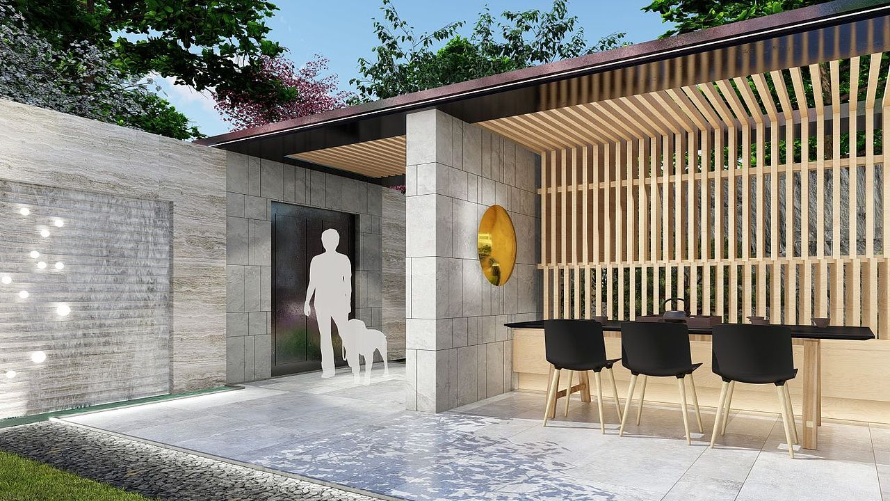 禅意现代花园（图ZMzIzNjQwNTc2） - 景观设计 - 站酷设计师温澜潮生_ewan原创素材 - 站酷ZCOOL