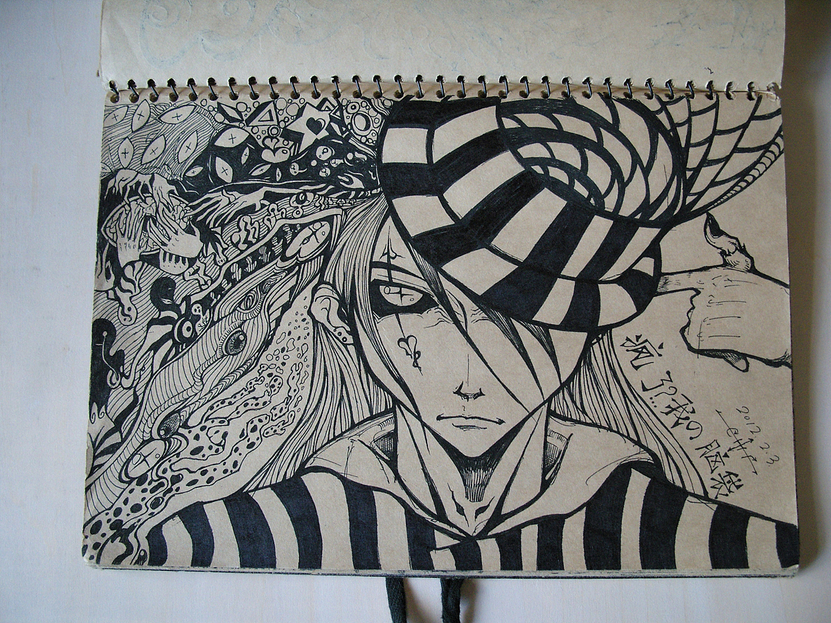 简单的一支黑笔+一本子带来的乐趣！（图ZNjkxNDc2NA==） - 创作习作 - 站酷设计师jjiifeng海原创素材 - 站酷ZCOOL