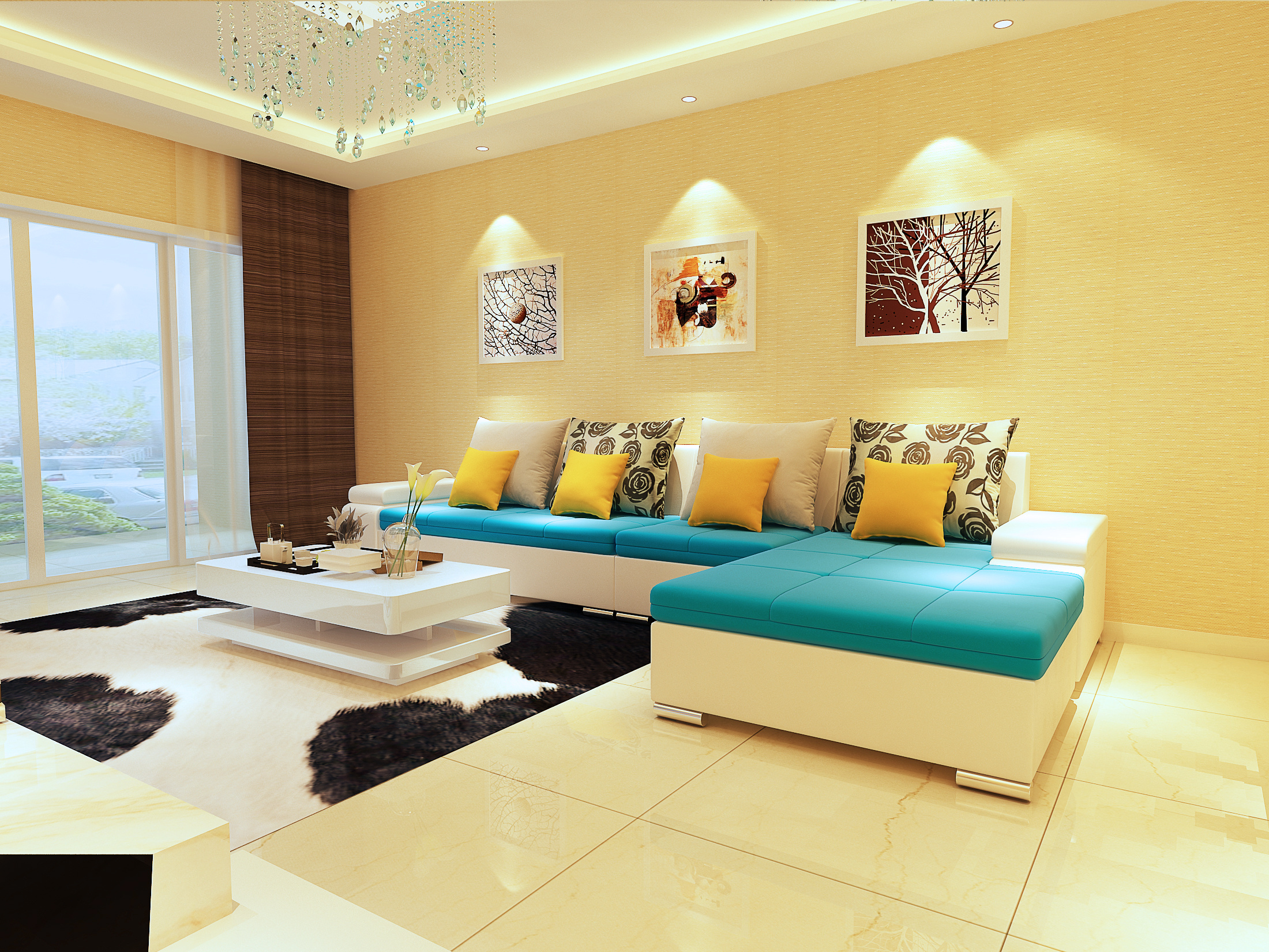 沙发墙颜色搭配有方法 沙发墙颜色搭配效果图-欧派家居