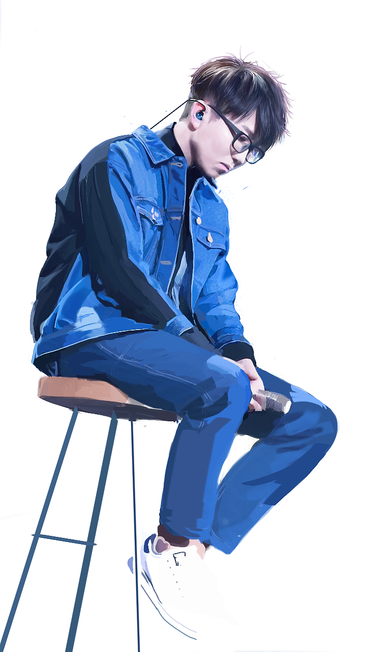 Sketchbook手绘人物 毛不易（图ZODk2MzY0MjA=） - 新锐潮流插画 - 站酷设计师与SnowC原创素材 - 站酷ZCOOL