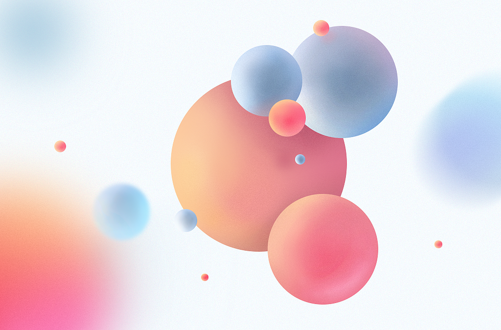 【练习】模糊滤镜制作好看的球状渐变背景|ui|闪屏/壁纸|系呀姐姐