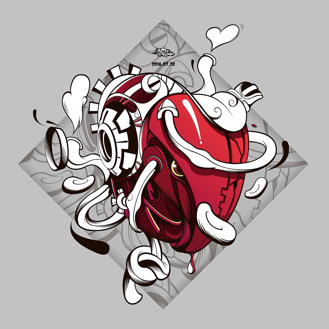 心中人(图ZNTQ5MzE4NDQ=) - 商业插画 - 站酷设计师vectorclown原创素材 - 站酷ZCOOL