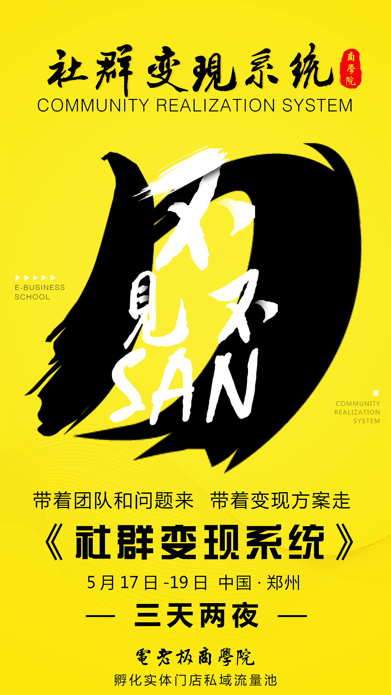 社群营销的海报