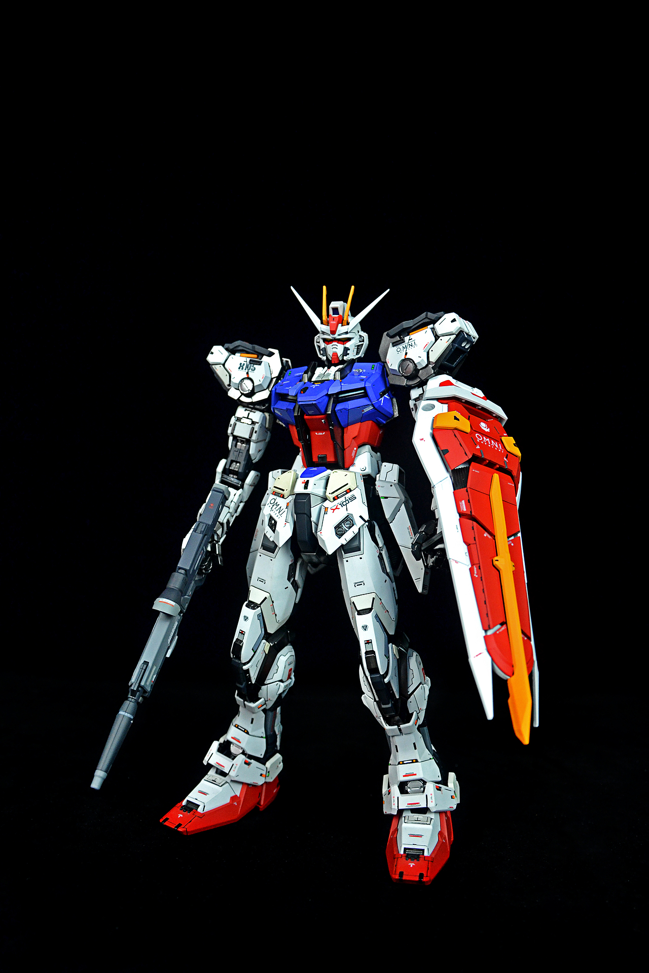 万代白突击强袭高达gk树脂改件pg1/60_jojo阿祖-站酷zcool