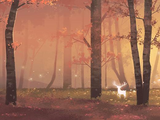 林深見(jiàn)鹿（個(gè)人主頁(yè)-ZNTQ5NTU2MDQ=） - 創(chuàng)作習(xí)作 - 站酷設(shè)計(jì)師叮唔叮唔原創(chuàng)素材 - 站酷ZCOOL