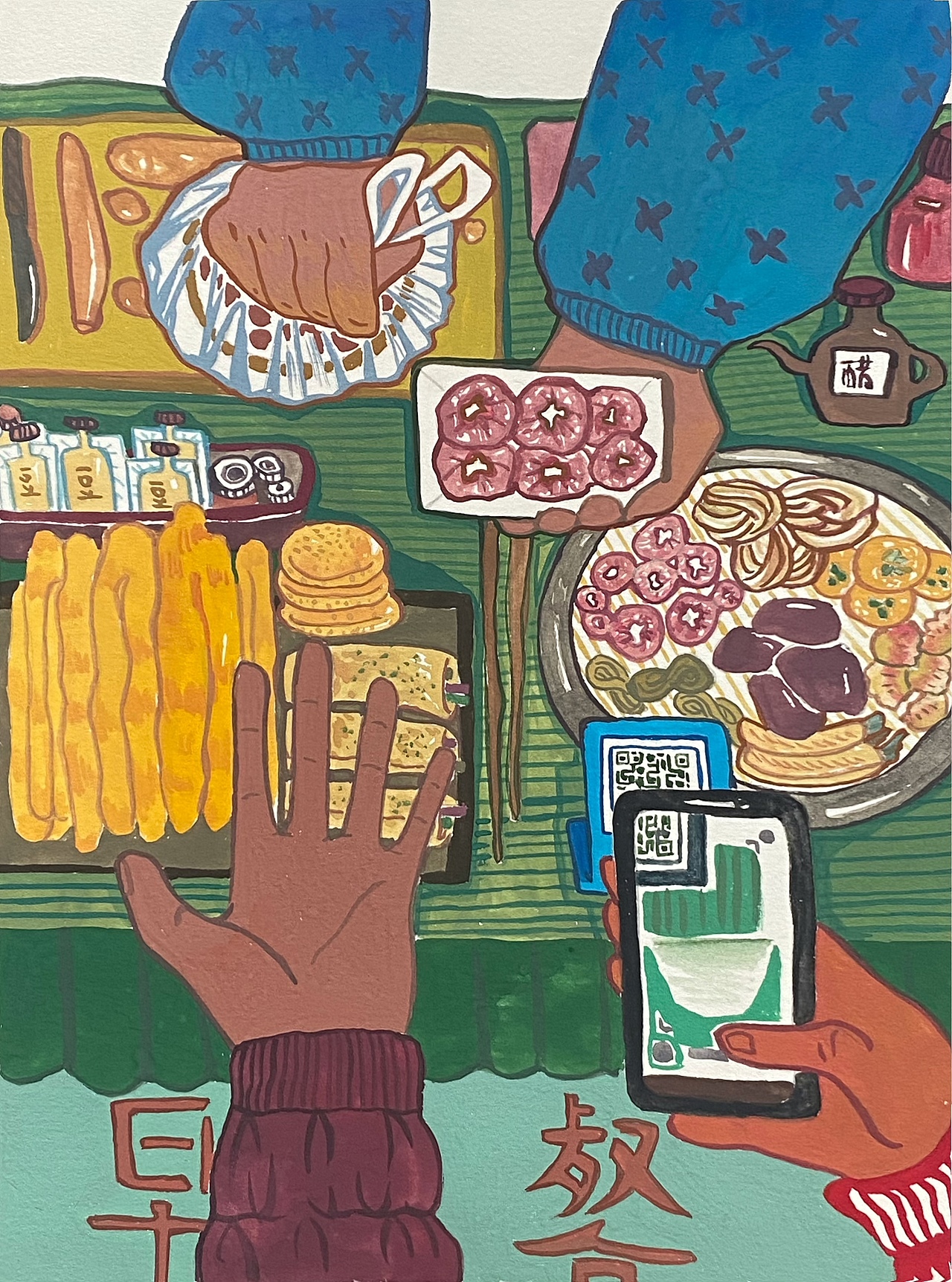 【插画】买早餐（图ZMjk5MzQ4NDIw） - 绘本 - 站酷设计师雪姜原创素材 - 站酷ZCOOL