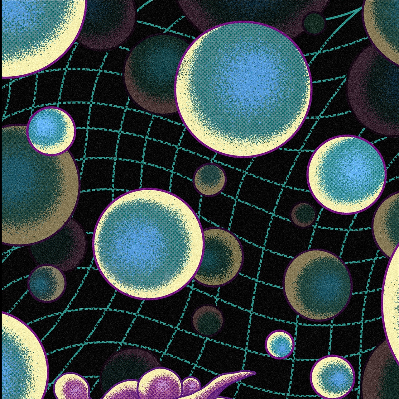 原创艺术插画｜哭马