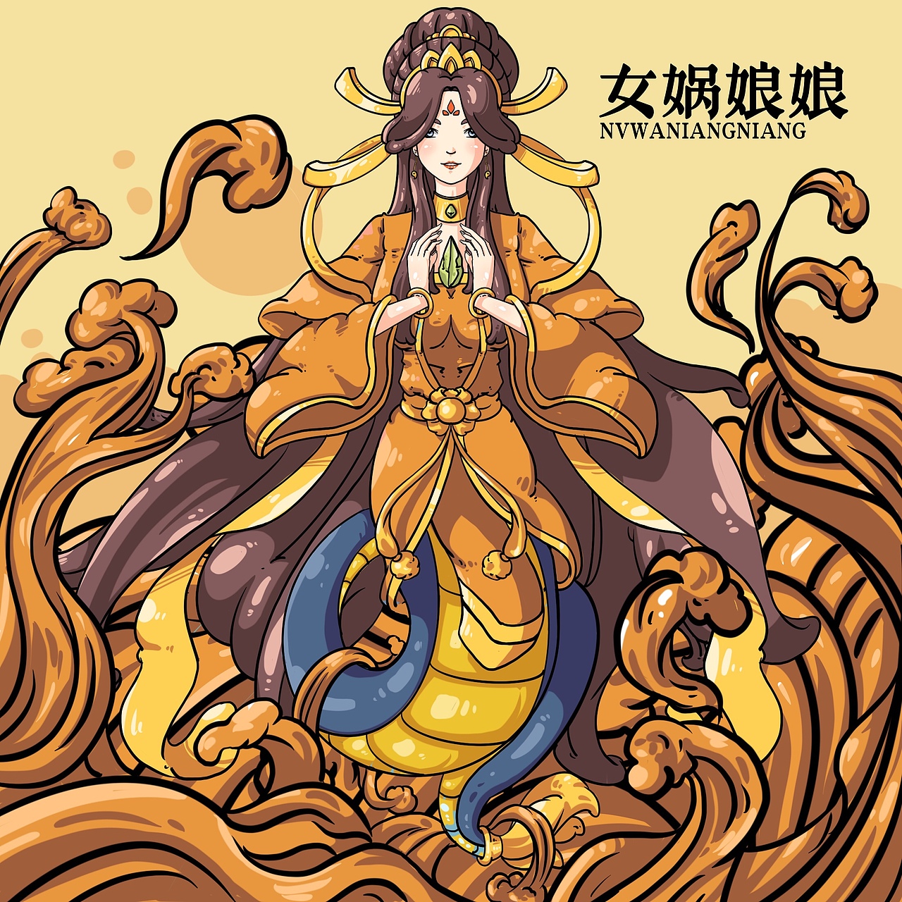 封神系列头像插画第一弹（图ZMjM5NzExNTky） - 商业插画 - 站酷设计师余生书墨_接稿原创素材 - 站酷ZCOOL
