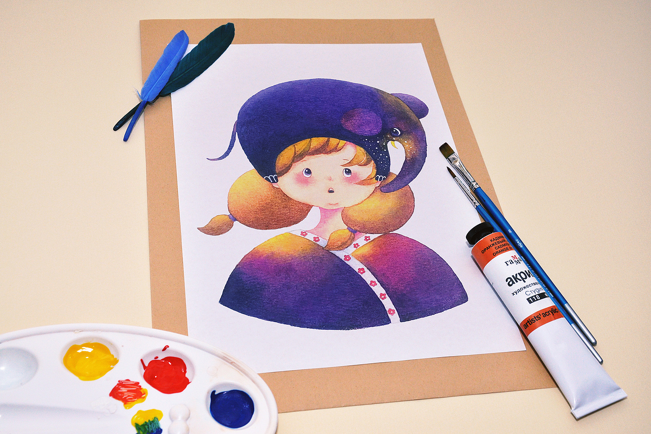 少女动物组合练习