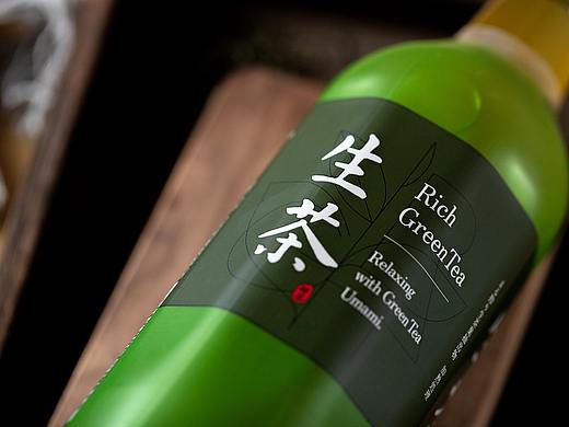 Rich Green Tea日本进口绿茶 生茶饮料产品静物拍摄