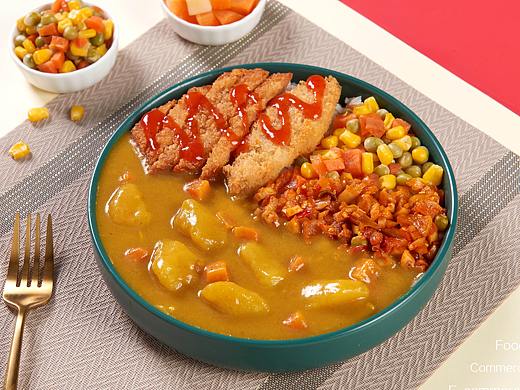 咖喱饭摄影|餐饮摄影|美食摄影|外卖拍摄×郑州密斯杨