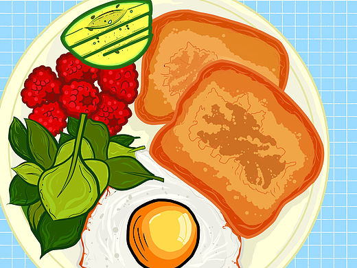 食物插畫（個(gè)人主頁(yè)-ZNjQ1NDM4ODQ=） - 商業(yè)插畫 - 站酷設(shè)計(jì)師小陳陳dd原創(chuàng)素材 - 站酷ZCOOL