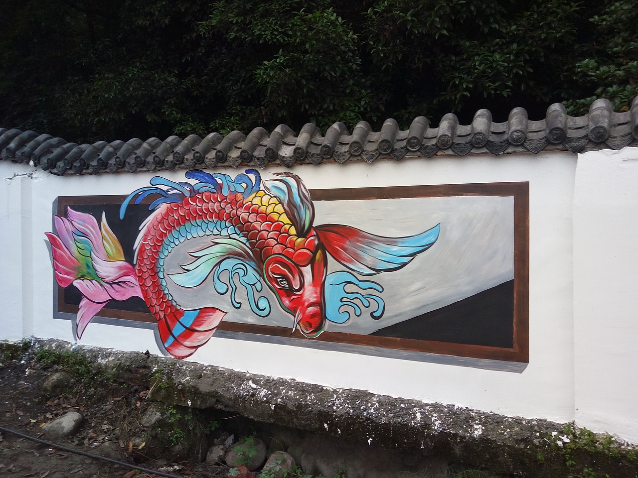 新农村文化墙,新农村墙绘,新农村壁画